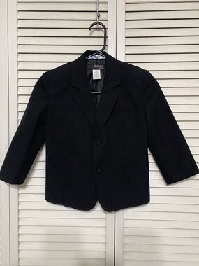 Gino Giovanni Black Blazer Boys Size 5